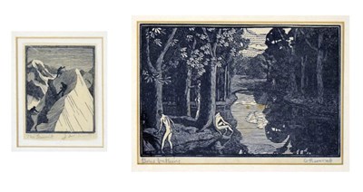 Lot 256 - Gwendolen Mary (Gwen) Raverat (nee Darwin, 1885-1957) - Two woodcuts