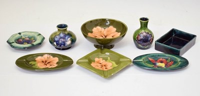Lot 601 - Moorcroft - William Moorcroft squat ovoid vase, etc
