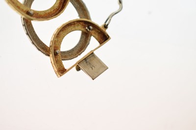 Lot 52 - Italian yellow metal (750) bracelet, 35.2g