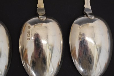 Lot 401 - Set of four Victorian silver Apostle spoons