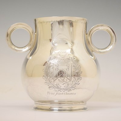 Lot 143 - George V silver replica of the Chetwin Cup