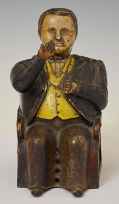 Lot 534 - Late 19th century cast iron 'Tammany' mechanical bank