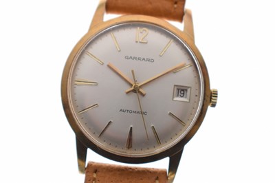 Lot 92 - Garrard - Gentleman's late 1960s 9ct gold case wristwatch
