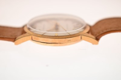 Lot 92 - Garrard - Gentleman's late 1960s 9ct gold case wristwatch