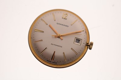 Lot 92 - Garrard - Gentleman's late 1960s 9ct gold case wristwatch