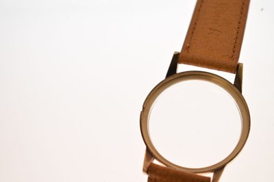 Lot 92 - Garrard - Gentleman's late 1960s 9ct gold case wristwatch