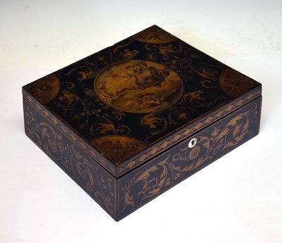 Lot 265 - Regency penwork box