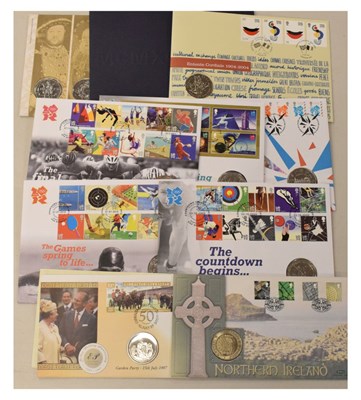 Lot 192 - Quantity of Royal Mint Crown numismatic coin covers to include