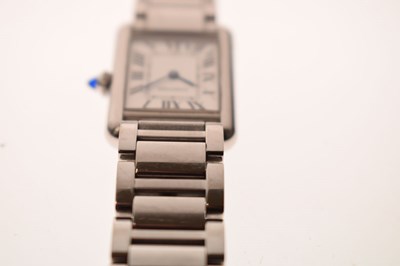 Lot 99 - Cartier - Lady's Tank Must bracelet watch, ref. 4322, circa 2022