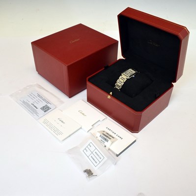 Lot 99 - Cartier - Lady's Tank Must bracelet watch, ref. 4322, circa 2022