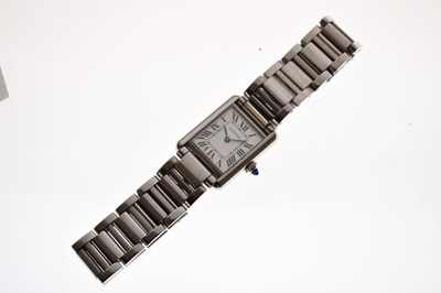 Lot 99 - Cartier - Lady's Tank Must bracelet watch, ref. 4322, circa 2022
