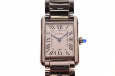 Lot 99 - Cartier - Lady's Tank Must bracelet watch, ref. 4322, circa 2022