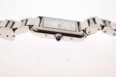 Lot 99 - Cartier - Lady's Tank Must bracelet watch, ref. 4322, circa 2022