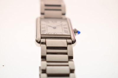 Lot 99 - Cartier - Lady's Tank Must bracelet watch, ref. 4322, circa 2022