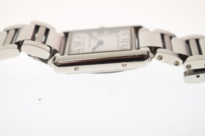 Lot 99 - Cartier - Lady's Tank Must bracelet watch, ref. 4322, circa 2022