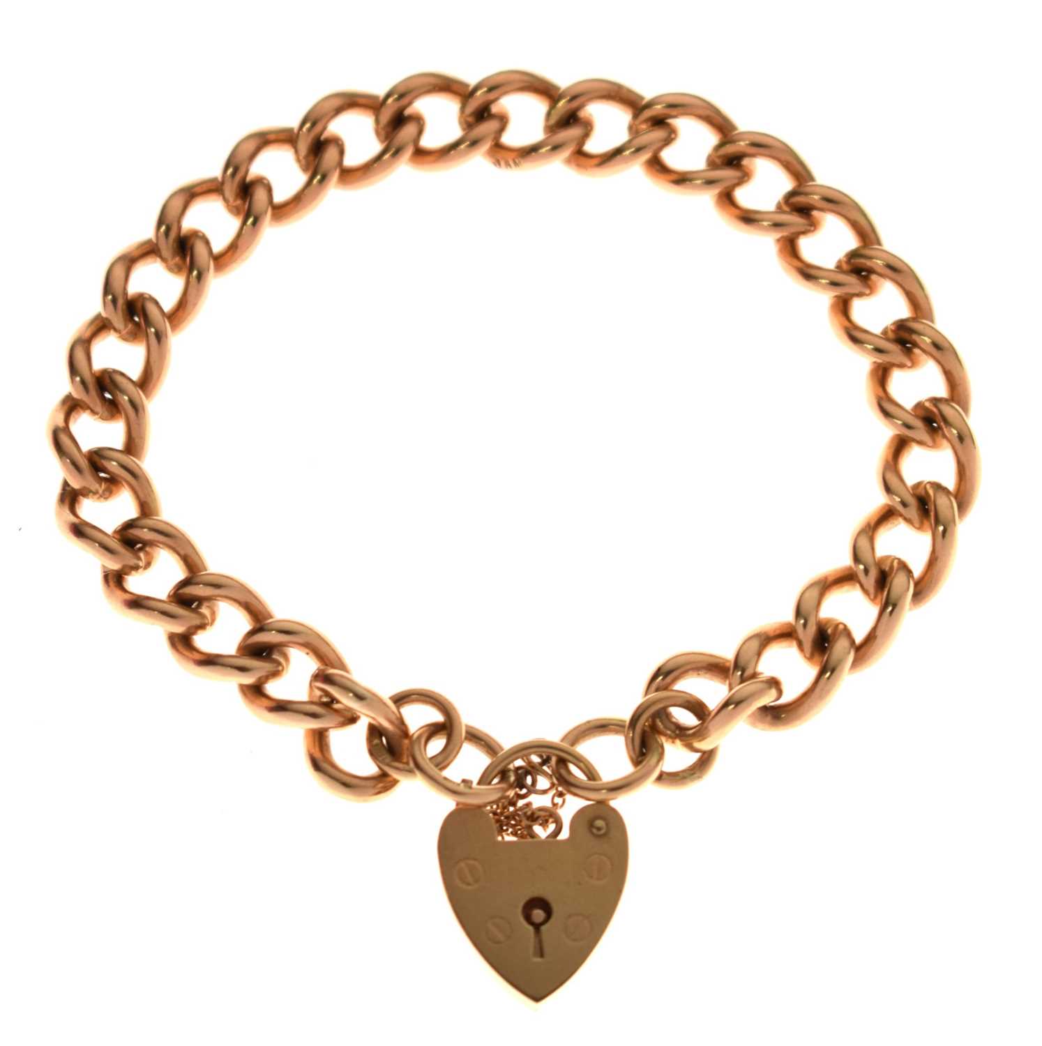 Lot 50 - 9ct gold curb link bracelet