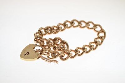 Lot 50 - 9ct gold curb link bracelet