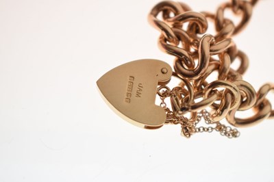 Lot 50 - 9ct gold curb link bracelet