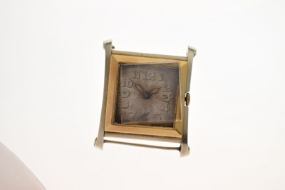 Lot 83 - Rolex - Gentleman's vintage 18K gold cased watch head, circa 1930s