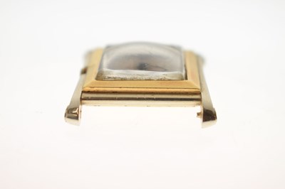 Lot 83 - Rolex - Gentleman's vintage 18K gold cased watch head, circa 1930s