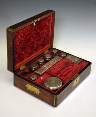 Lot 151 - William IV rosewood 'vanity' or dressing table box