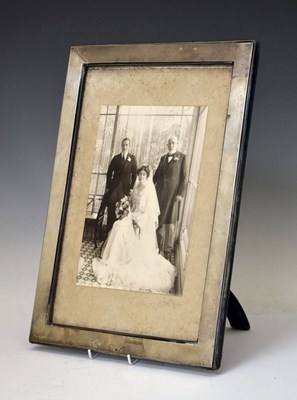 Lot 152 - Large late Victorian silver photograph frame