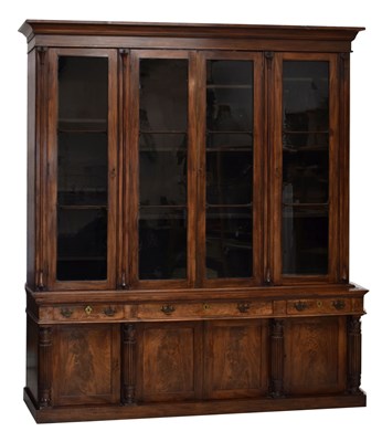 Lot 522 - Victorian mahogany library bookcase