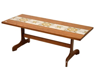 Lot 667 - G-Plan style tile top coffee table