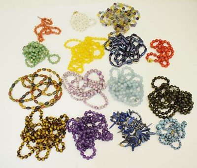 Lot 297 - Assorted bead necklaces