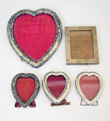 Lot 285 - Group of early 20th century silver photograph frames