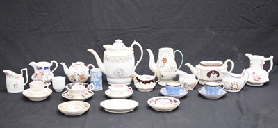 Lot 600 - Quantity of 18th century and later ceramics