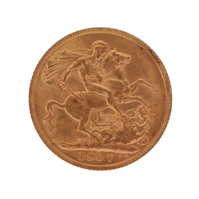 Lot 440 - Edward VII gold sovereign, 1907