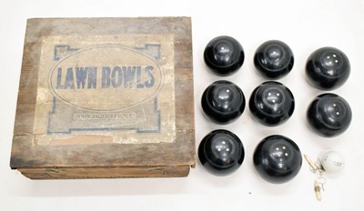 Lot 508 - Set of eight John Jaques bowls (boxed)
