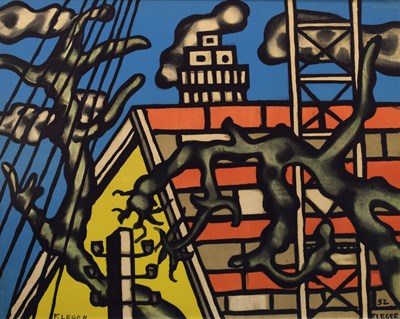 Lot 464 - Fernand Léger (French, 1881-1955) - Limited edition coloured lithograph - 'The Yellow House'