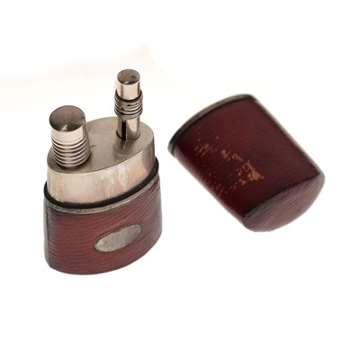 Lot 214 - George III travelling inkwell and penner etui, circa 1790