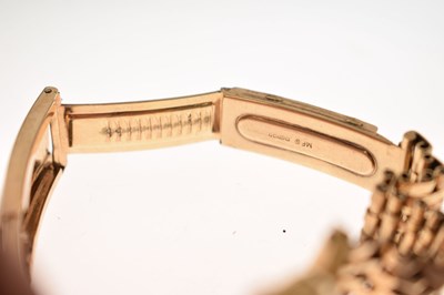 Lot 89 - Omega - Gentleman's vintage 18ct gold cased bracelet watch
