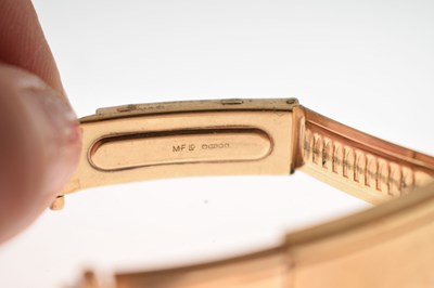 Lot 89 - Omega - Gentleman's vintage 18ct gold cased bracelet watch