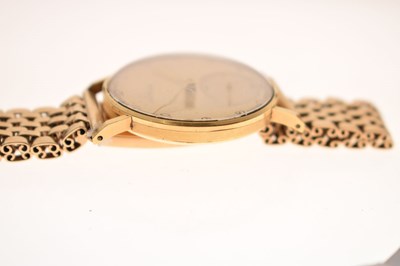 Lot 89 - Omega - Gentleman's vintage 18ct gold cased bracelet watch