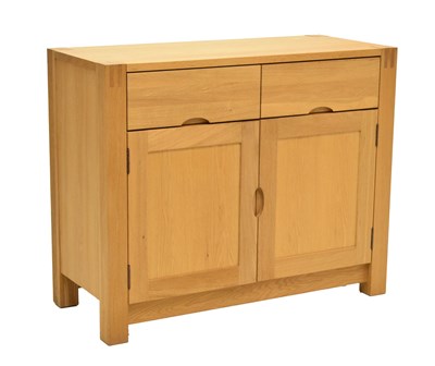 Lot 791 - 'Bretagne' oak two door side cabinet