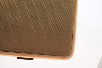Lot 62 - George V 9ct gold cigarette case