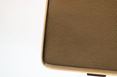 Lot 62 - George V 9ct gold cigarette case