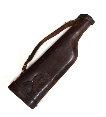 Lot 189 - 19th century brown leather 'Leg of mutton' shotgun case