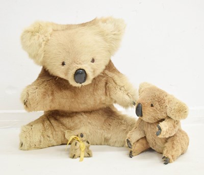 Lot 531 - Three soft toy koala bears