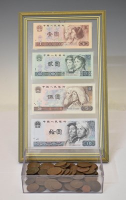 Lot 326 - Collection of mainly Russian Empire coinage, together with a set of four Chinese banknotes