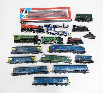 Lot 524 - Mixed group of 00 gauge railway trainset locomotives
