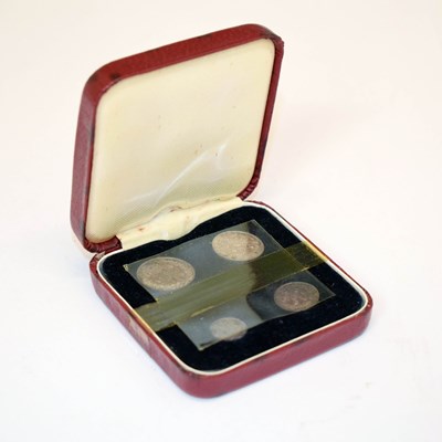 Lot 460 - Cased set of 1914 Maundy money