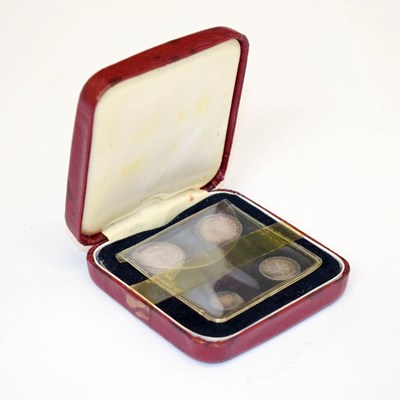 Lot 461 - Cased set of 1909 Maundy money