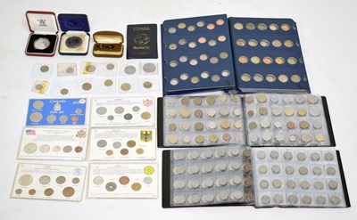 Lot 468 - Group of world coins and novelty medallions