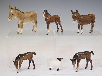 Lot 596 - Beswick - Group of assorted animals