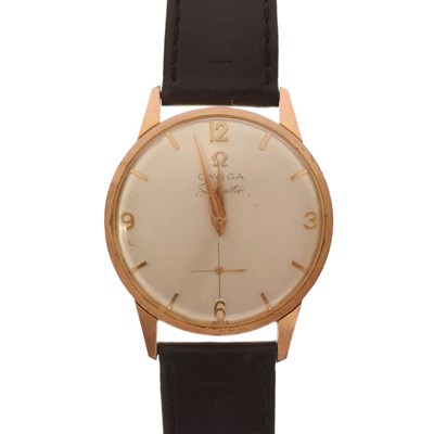 Lot 143 - Omega - Seamaster gold plated and base-metal cased wristwatch